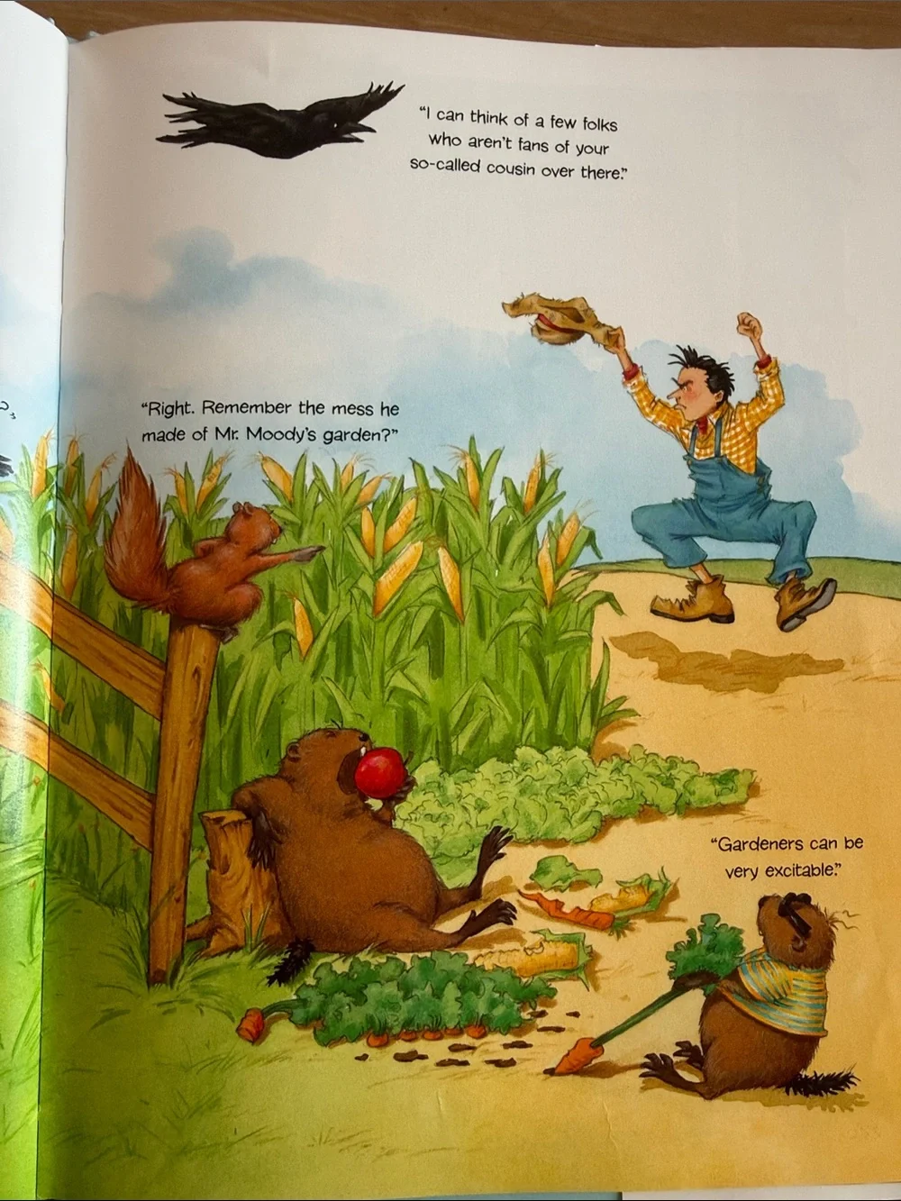 “GROUNDHOG GETS A SAY”!CHILDREN’S HARDCOVER ILLUSTRATED STORYBOOK GENTLY USED